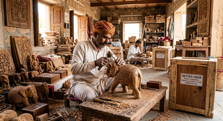 How to Buy Wooden Carved Products from India to USA