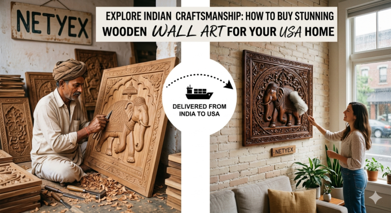How to Buy Wooden Wall Art from India to USA