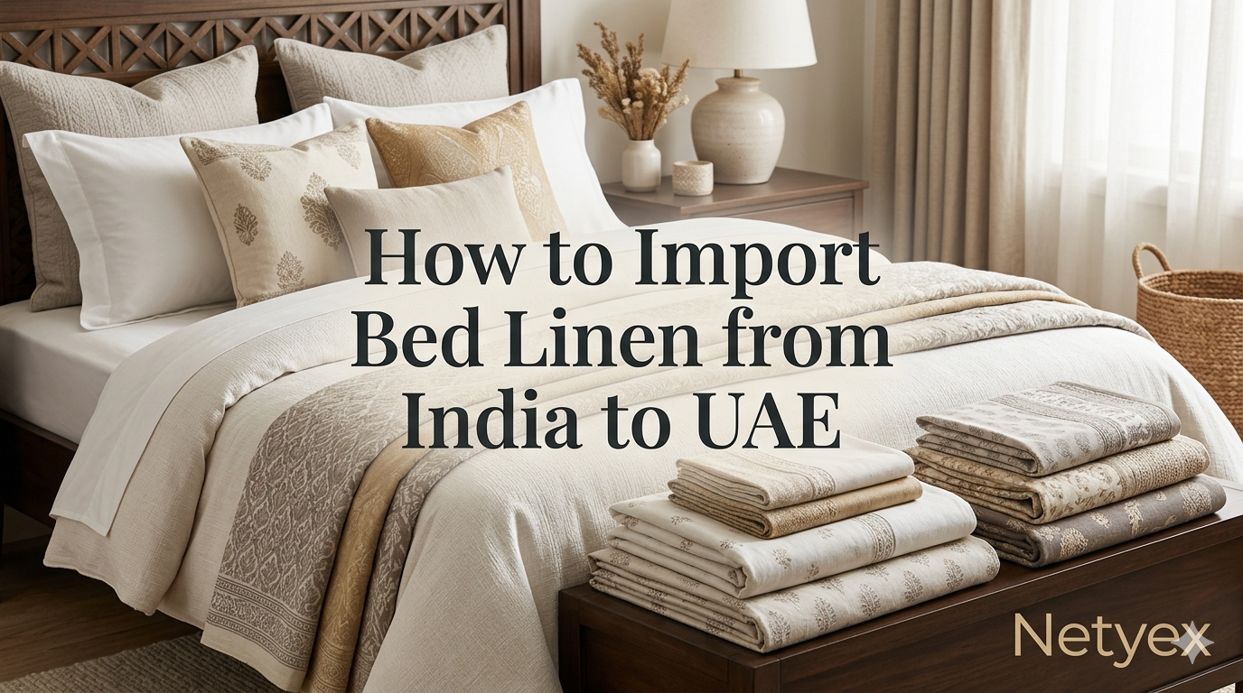 How to Import Bed Linen from India to UAE