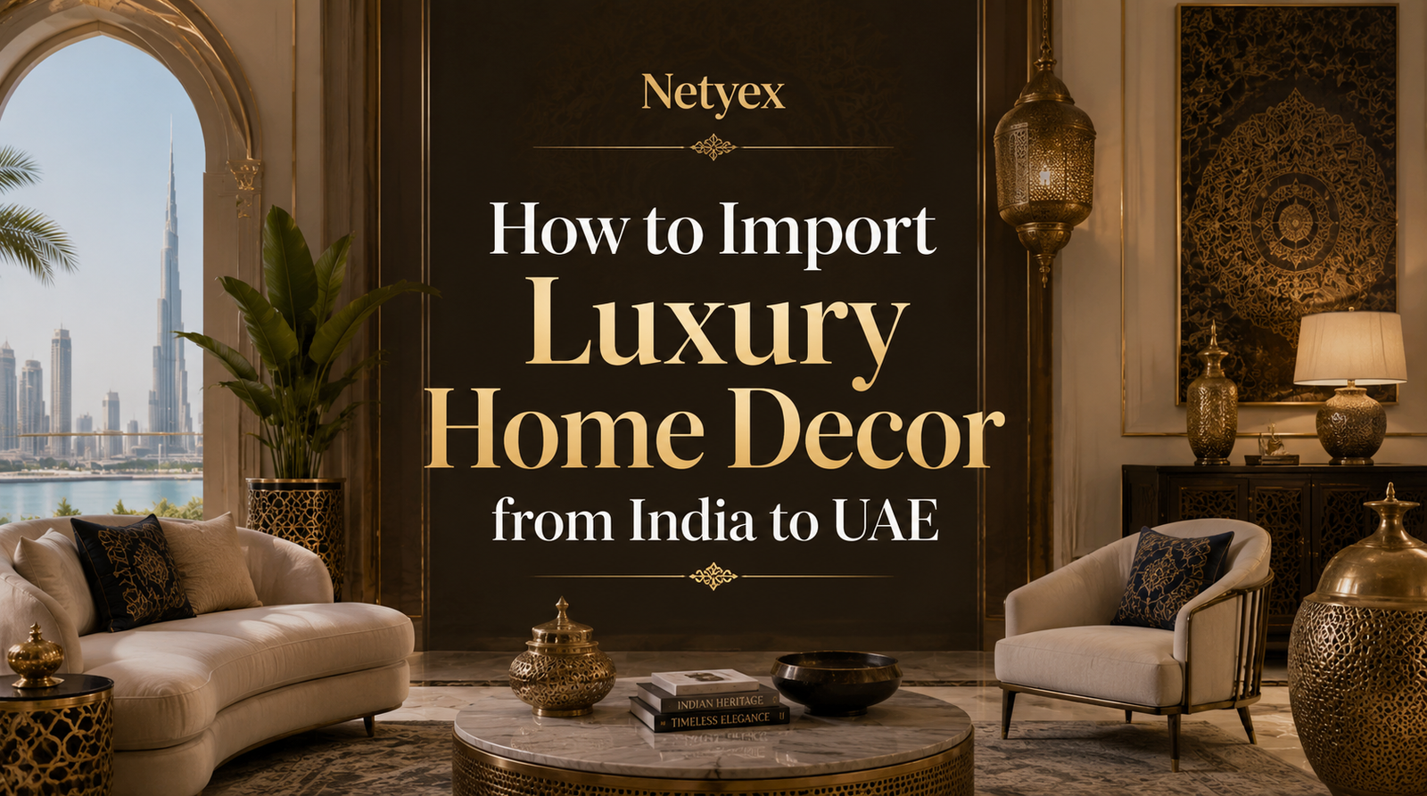 How to Import Luxury Home Decor from India to UAE
