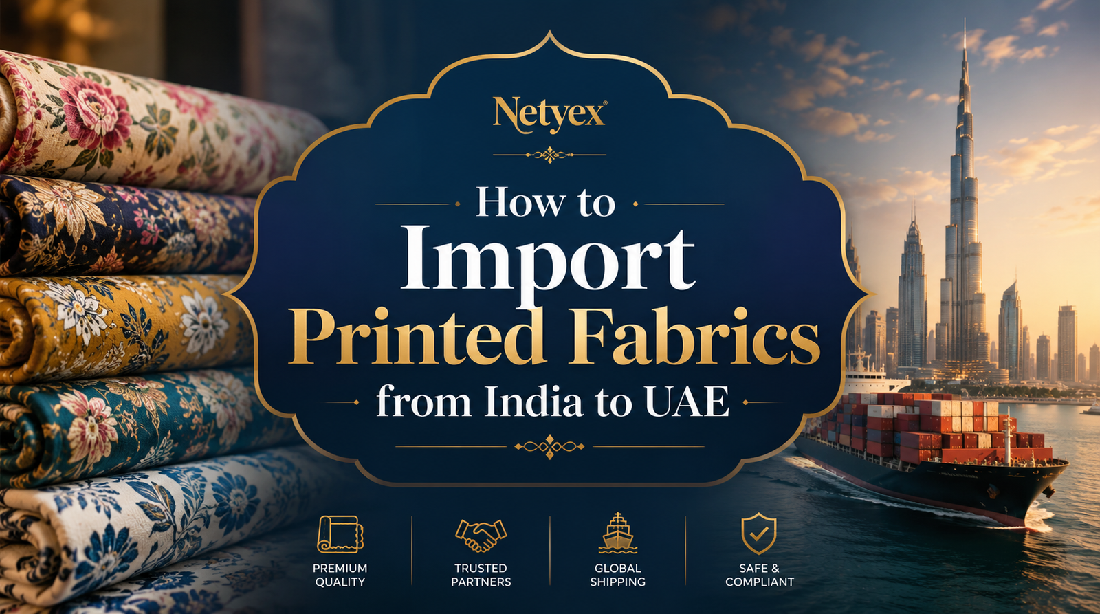 How to Import Printed Fabrics from India to UAE
