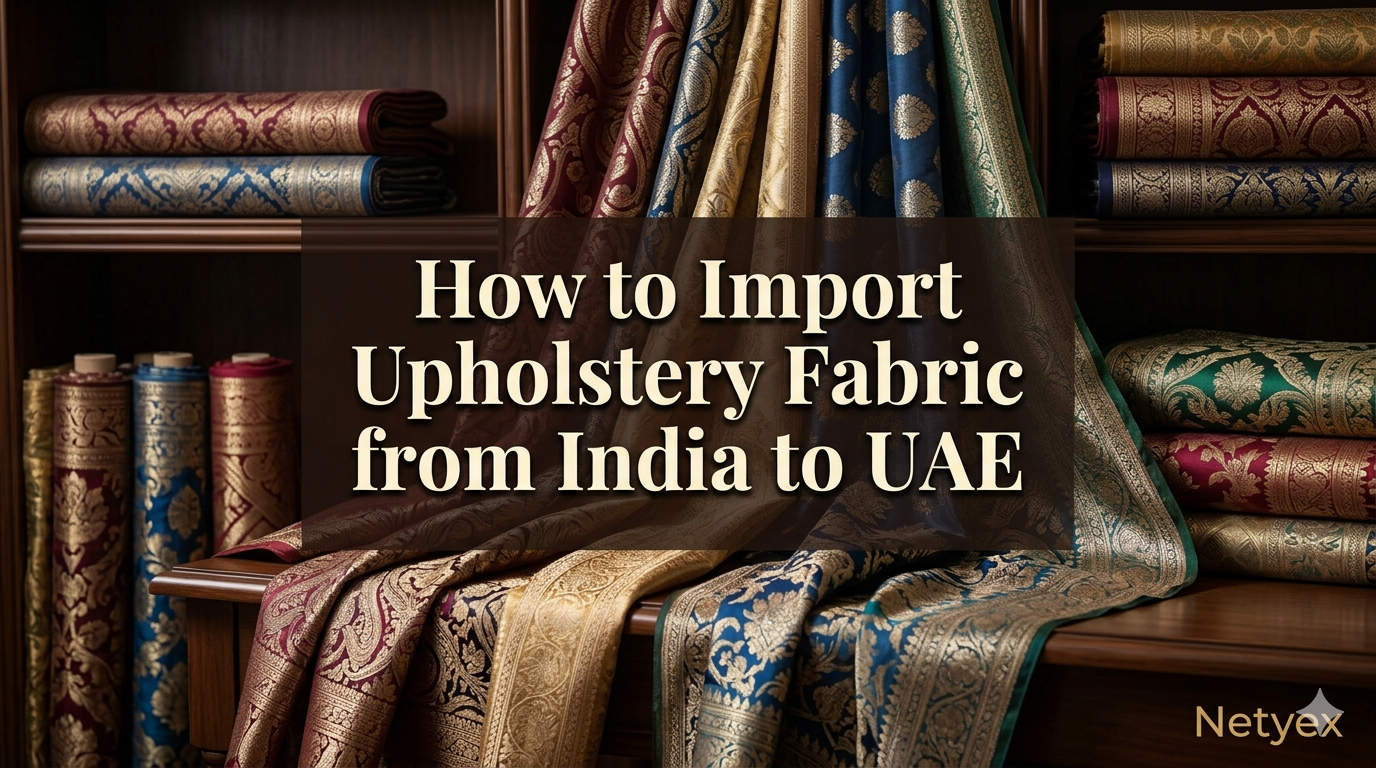 How to Import Upholstery Fabric from India to UAE
