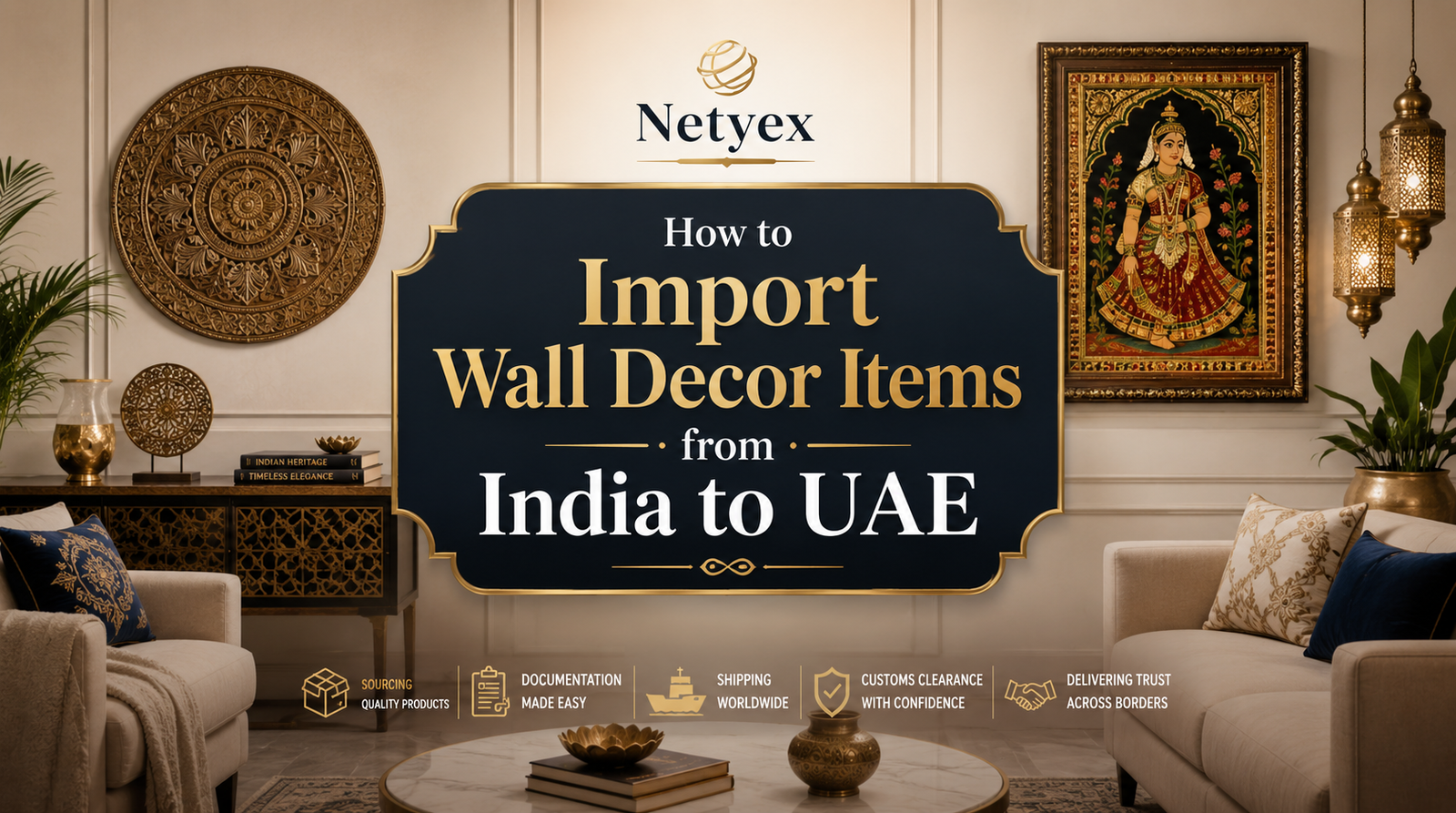 How to Import Wall Decor Items from India to UAE