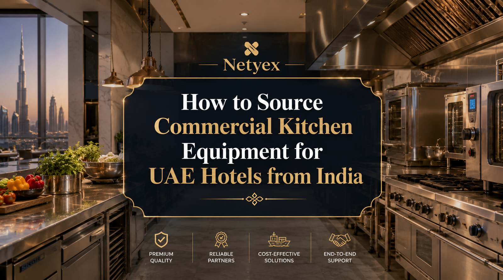 How to Source Commercial Kitchen Equipment for UAE Hotels from India