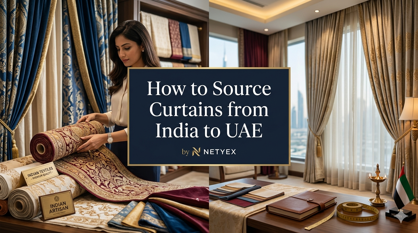 How to Source Curtains from India to UAE
