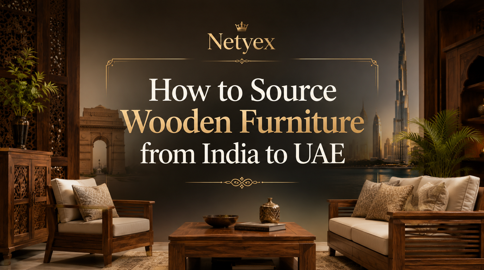 How to Source Wooden Furniture from India to UAE