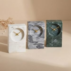 Marble Table Clocks Collection