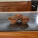 Handcrafted Mango Wood Bowl – Multipurpose Rustic Wooden Bowl for Snacks, Dry Fruits & Candle Making