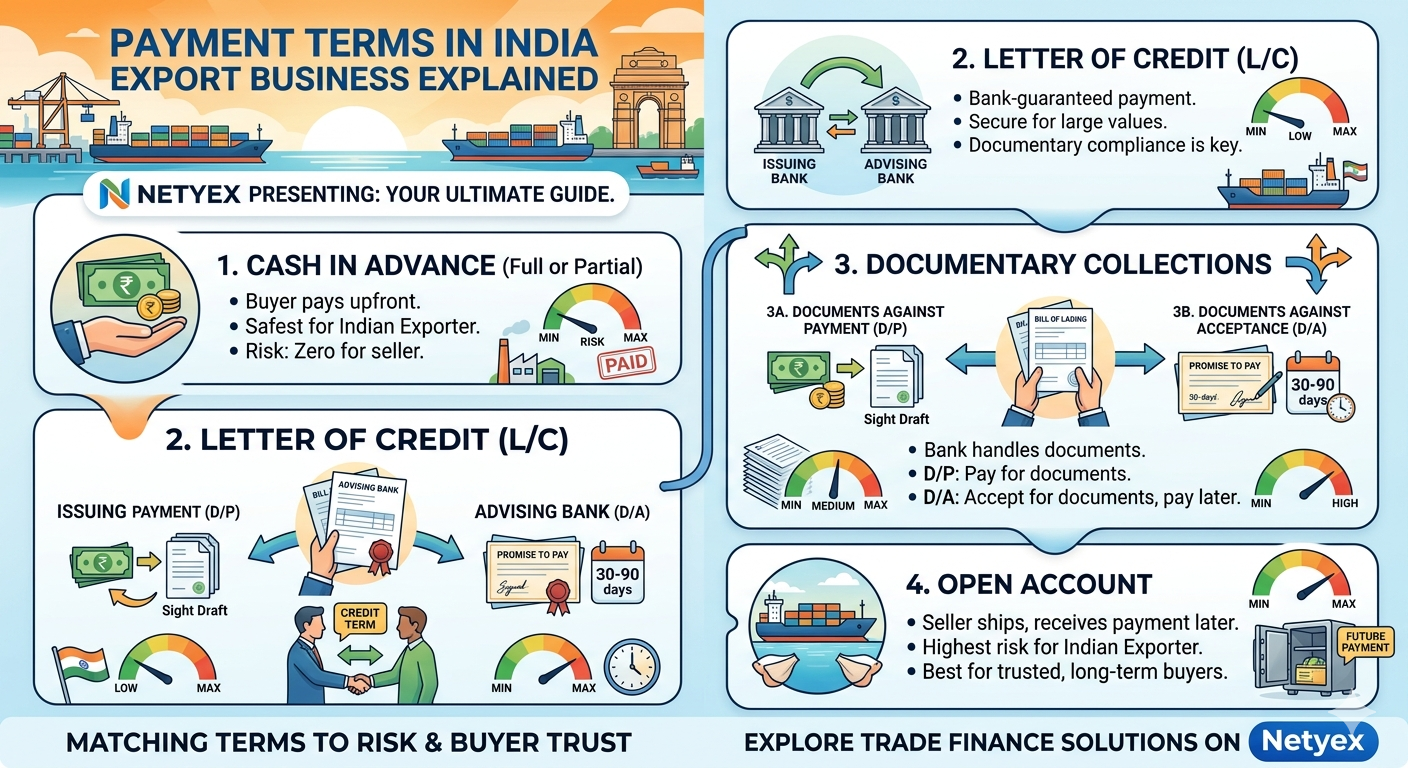 Payment Terms in India Export Business Explained