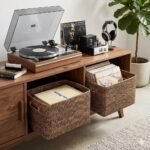 Premium Bamboo Storage Basket (Dual Tone)