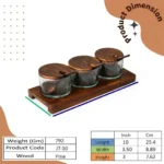 Handcrafted Wooden Dough Bowl 8 x 5 x 2.5 Inch