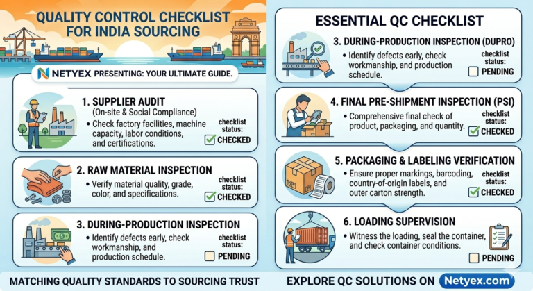 Quality Control Checklist for India Sourcing