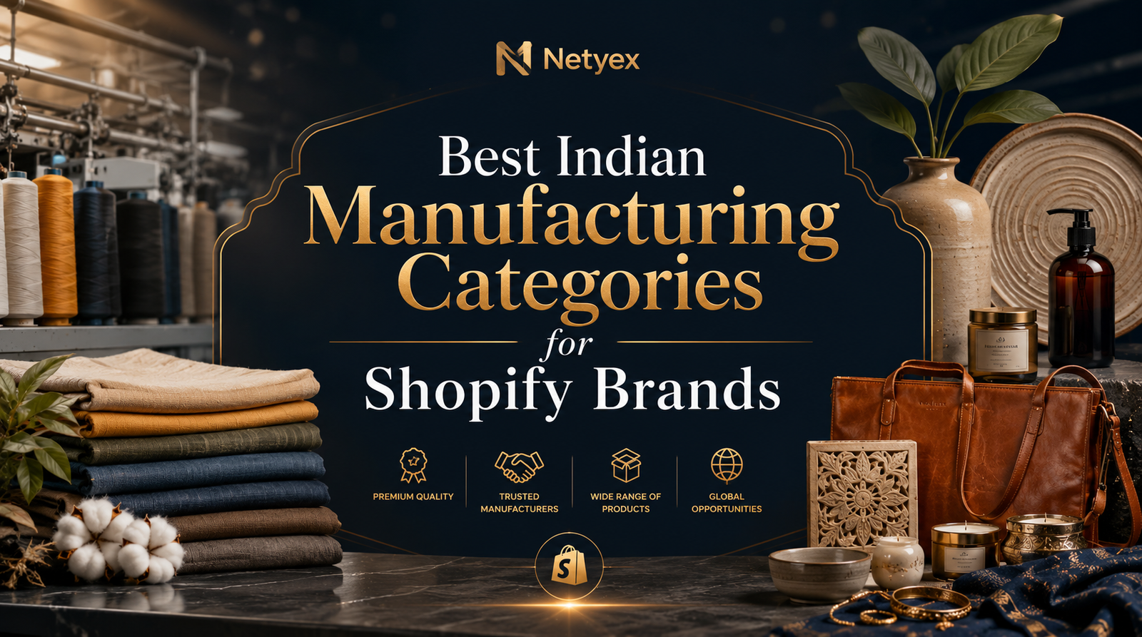 Best Indian Manufacturing Categories for Shopify Brands