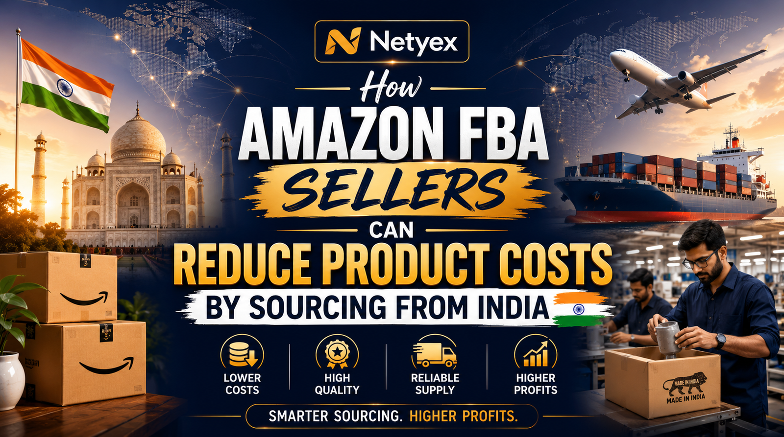 How Amazon FBA Sellers Can Reduce Product Costs by Sourcing from India