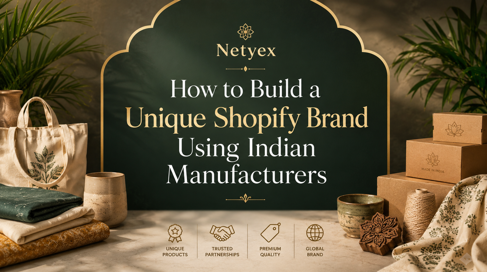 How to Build a Unique Shopify Brand Using Indian Manufacturers