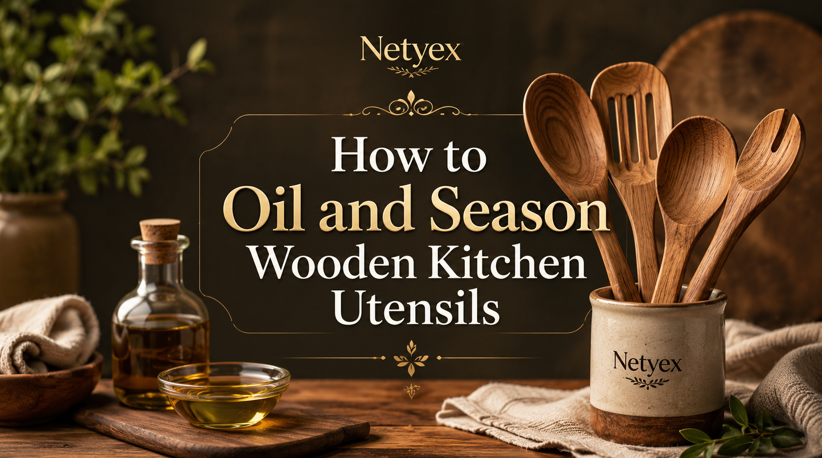 How to Oil and Season Wooden Kitchen Utensils