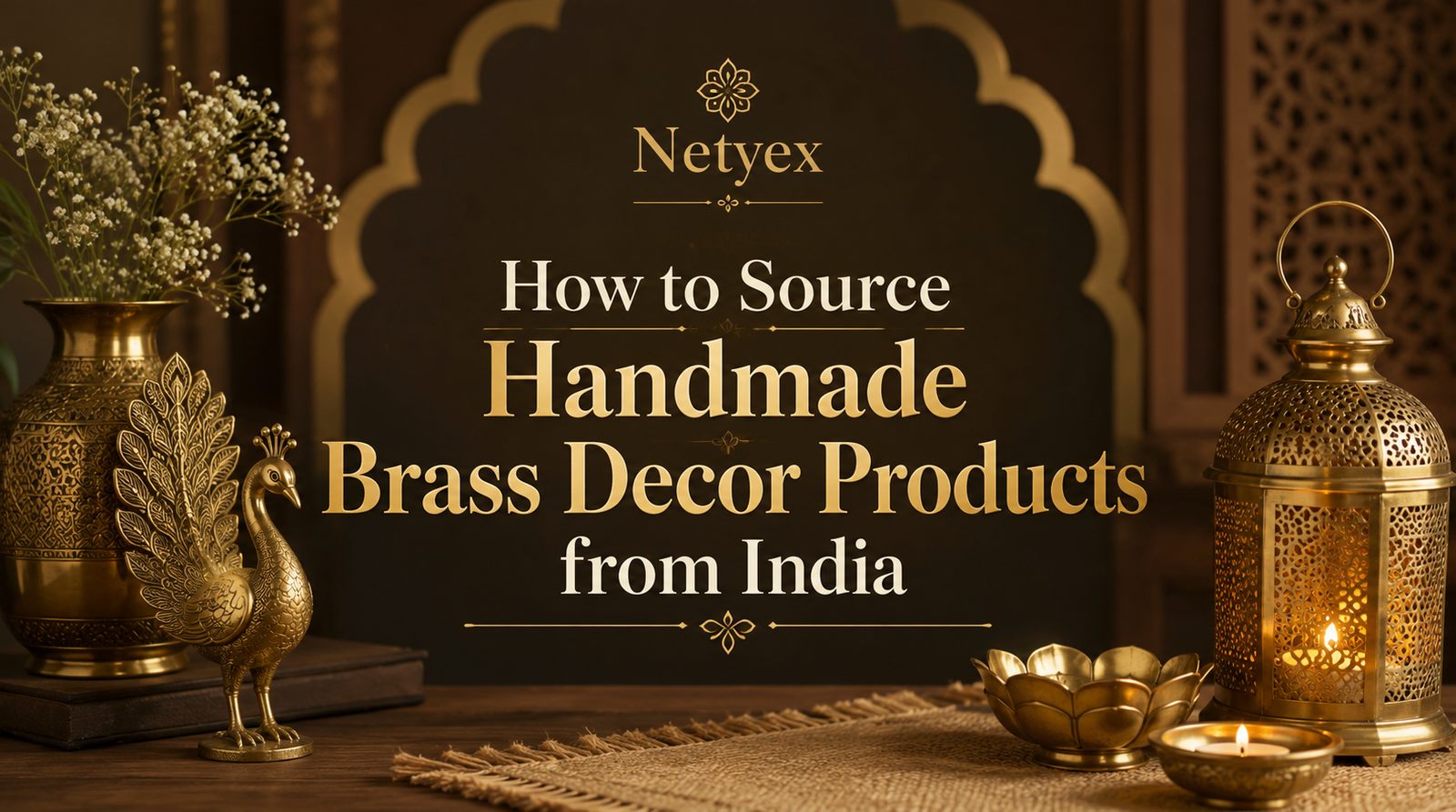 How to Source Handmade Brass Decor Products from India