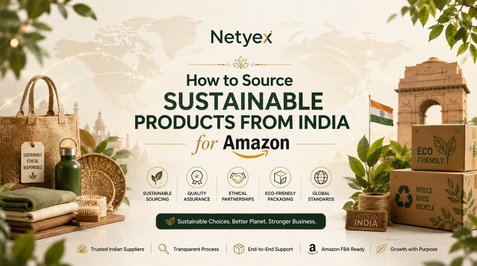 How to Source Sustainable Products from India for Amazon