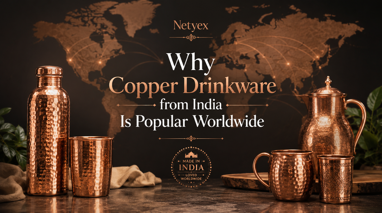 Why Copper Drinkware from India Is Popular Worldwide