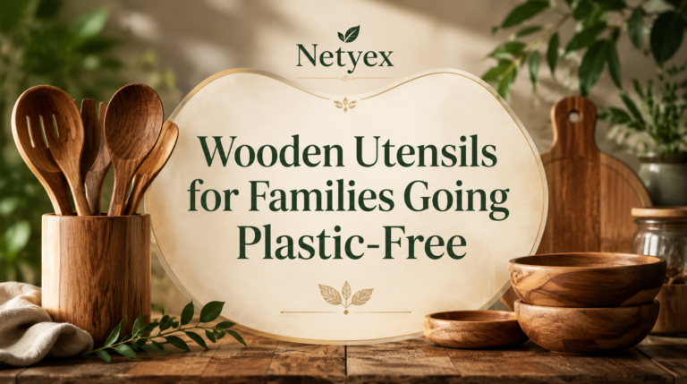 Wooden Utensils for Families Going Plastic-Free