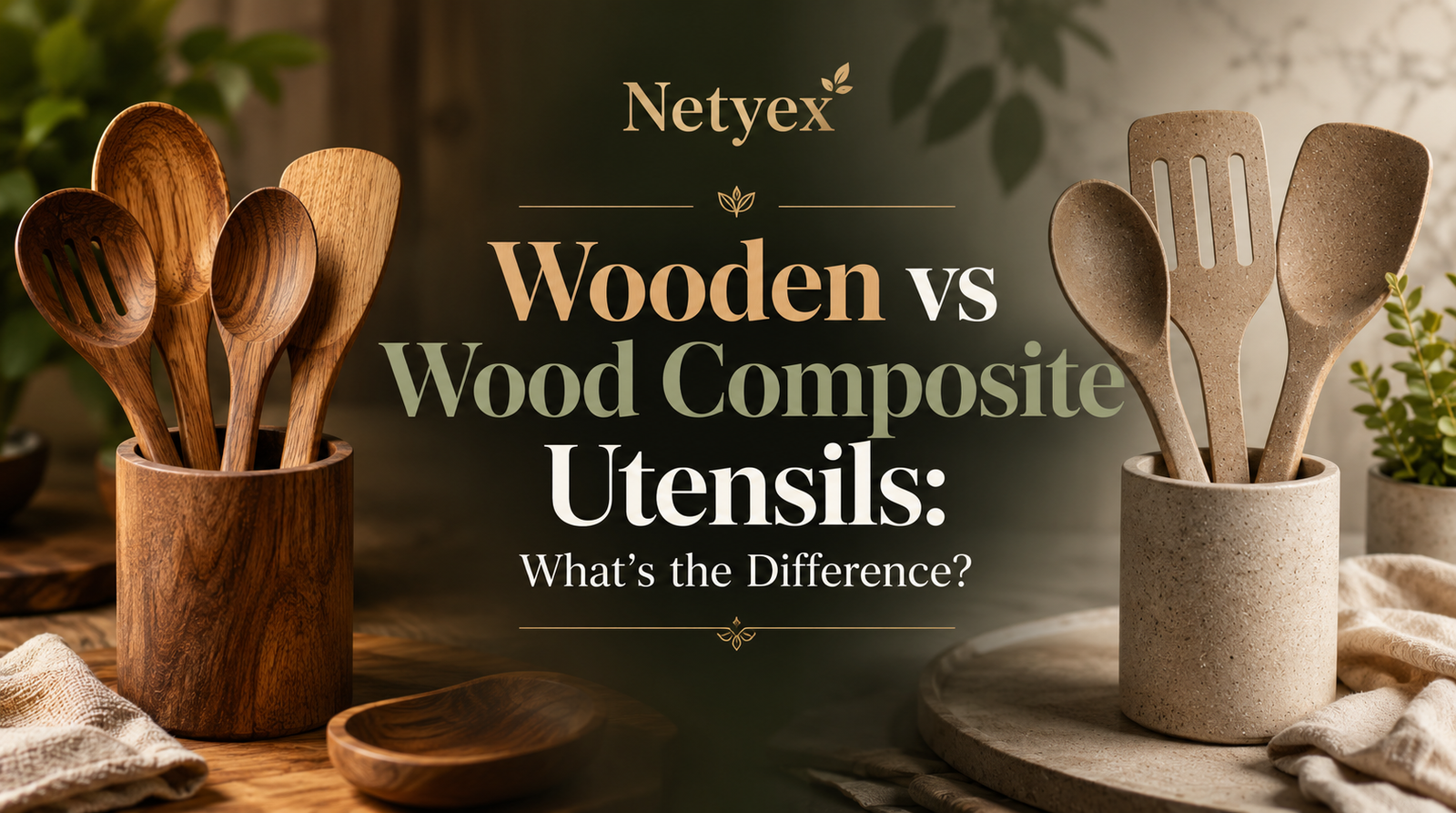 Wooden vs Wood Composite Utensils: What’s the Difference?