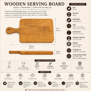 Mango Wood Serving Board