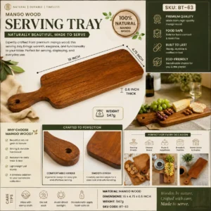 Mango Wood Serving Tray
