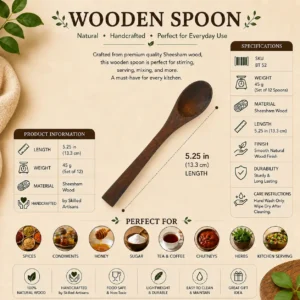 Premium Sheesham Wooden Spoon