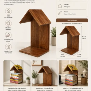 Wooden Book Stand