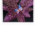 Butterfly & Purple Botanical Decorative Wall Art