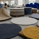 Round Wool Rugs Wholesale From India