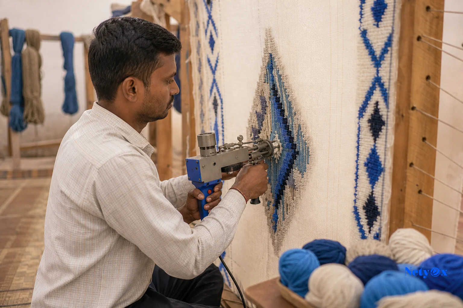 How Hand Tufted Rugs Are Made, Step by Step