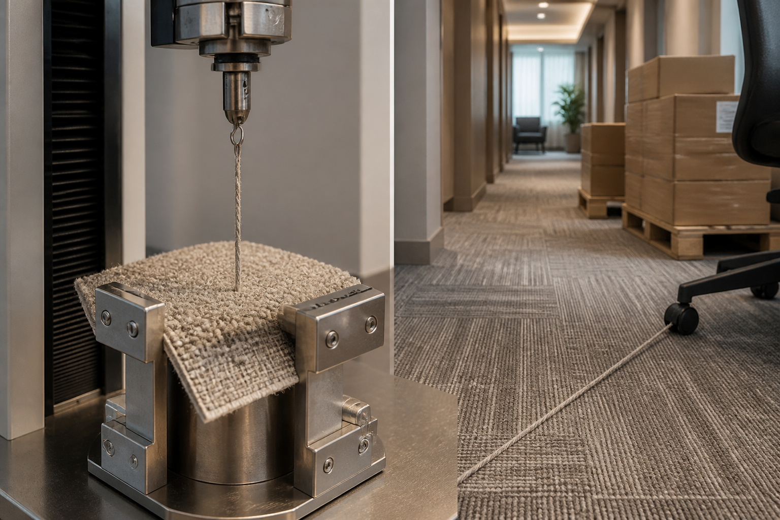 ASTM D1335 Tuft Bind Testing: How Wholesalers Prevent Fiber Pulls in Commercial Carpet Tiles
