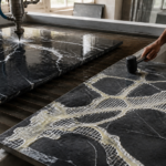 Reinforcing Calcite Vein Fractures in Nero Marquina Marble Slabs During Waterjet Fabrication