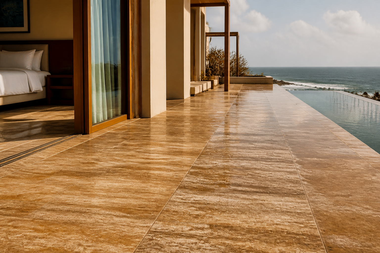 Sourcing Indian Teakwood Sandstone: Managing Sedimentary Banding and Salt Crystallization in Coastal Resorts