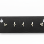 5-Hook Wall-Mounted Key & Utility Rack