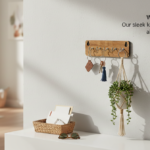5-Hook Wall-Mounted Key & Utility Rack