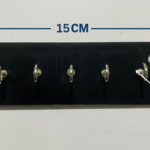 5-Hook Wall-Mounted Key & Utility Rack