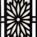 5-Piece Floral Metal Wall Art