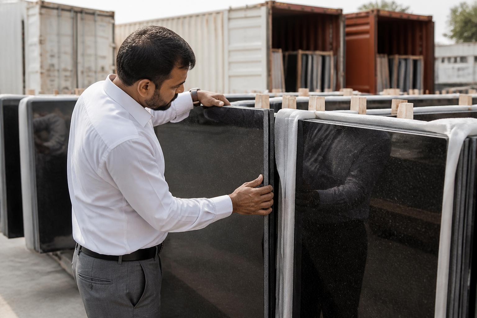Specifying Indian Absolute Black Granite: How Wholesale Buyers Prevent Batch Variation Across Multi-Container Orders