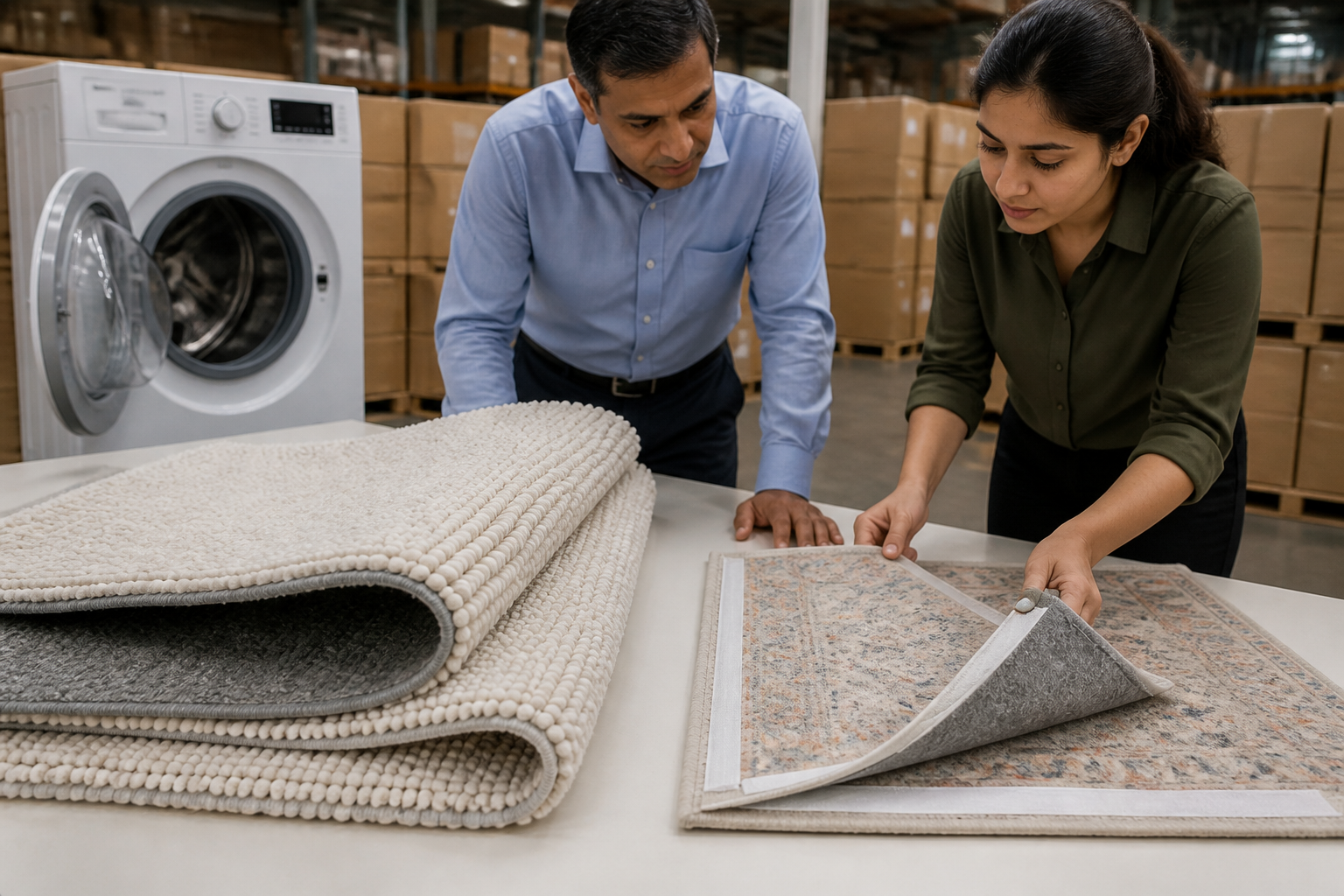 Sourcing Washable Area Rugs: Integrated Chenille vs. Two-Piece Hook-and-Loop Systems