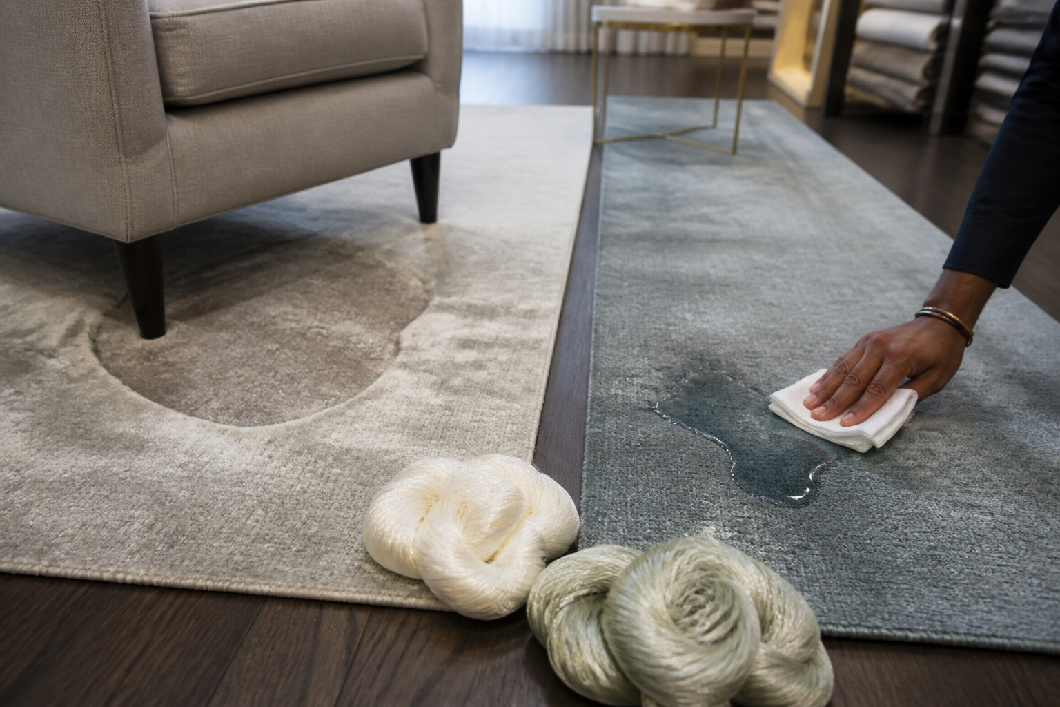 Specifying Tencel vs Bamboo Silk: Managing Wet-Fastness and Pile Crushing in Luxury Area Rugs