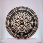 Antique Laser-Cut Decorative Wall Clock