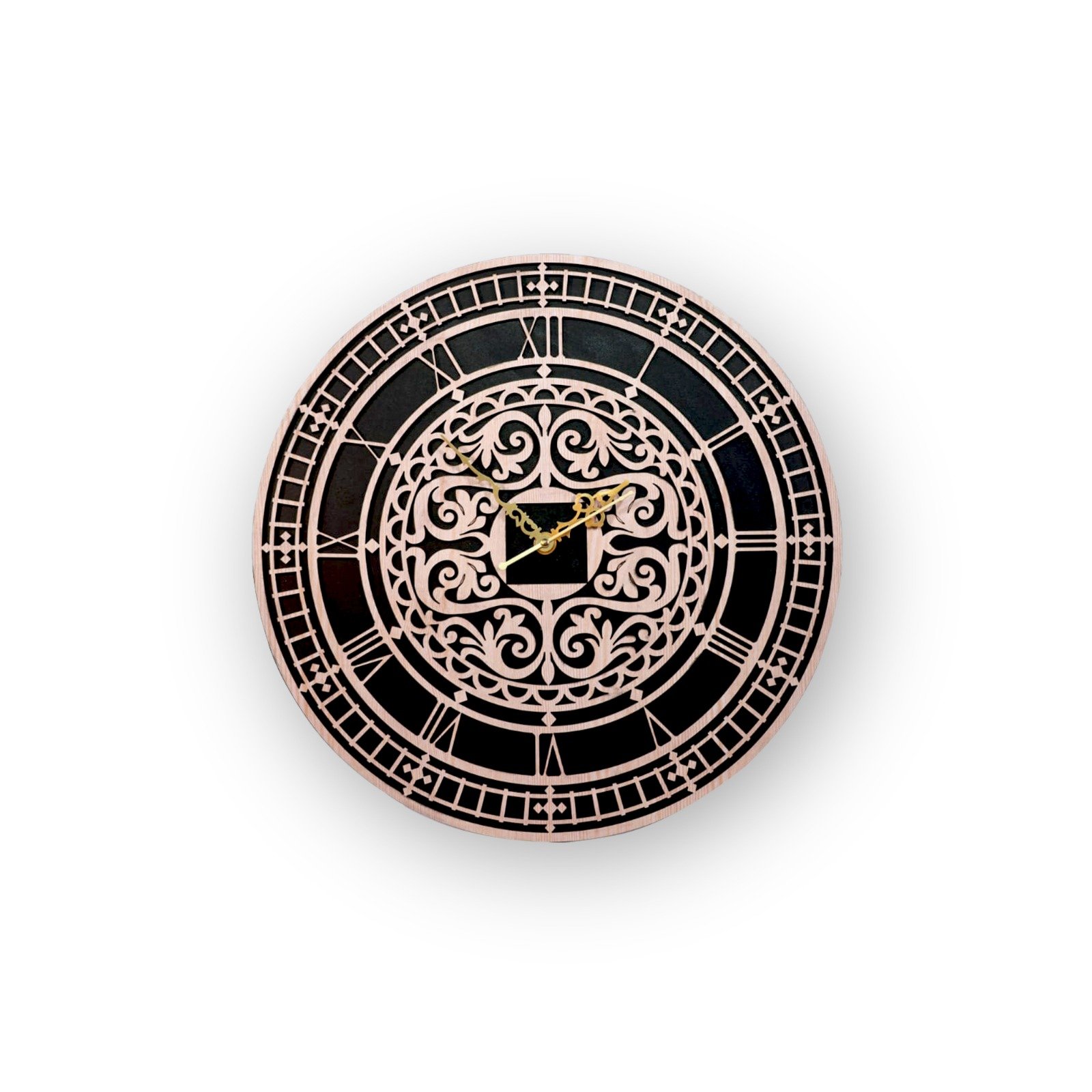 Antique Laser-Cut Decorative Wall Clock