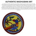 Authentic Madhubani Art – Vibrant Bird & Nature Folk Painting