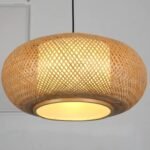 Handwoven Natural Fiber Pendant Lamp – Artisan Collection