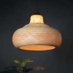 Handwoven Natural Fiber Pendant Lamp – Artisan Collection