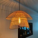 Handwoven Natural Fiber Pendant Lamp – Artisan Collection