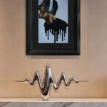 Black Textured Wooden Wall Art Frame