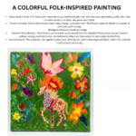 Colorful Folk-Inspired Horse Painting